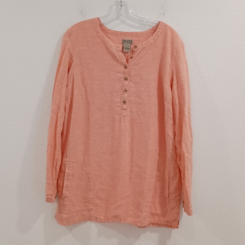 Duluth Trading Long Sleeve Hemp Tunic